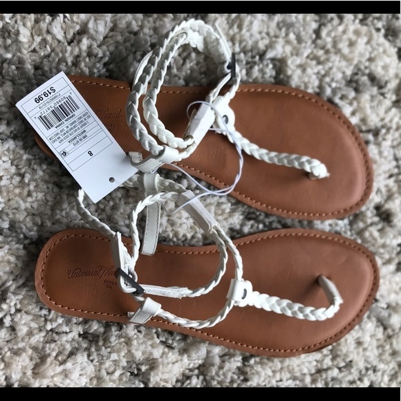 White Braided Larissa Sandals - Universal Thread - Picture 2 of 5